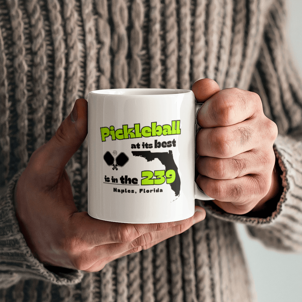 Customizable Pickleball Coffee Mug - Unique Gift for Pickleball Players - Personalized Sports Mug for Pickleball Enthusiasts