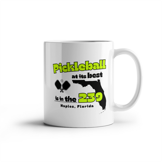 Customizable Pickleball Coffee Mug - Unique Gift for Pickleball Players - Personalized Sports Mug for Pickleball Enthusiasts