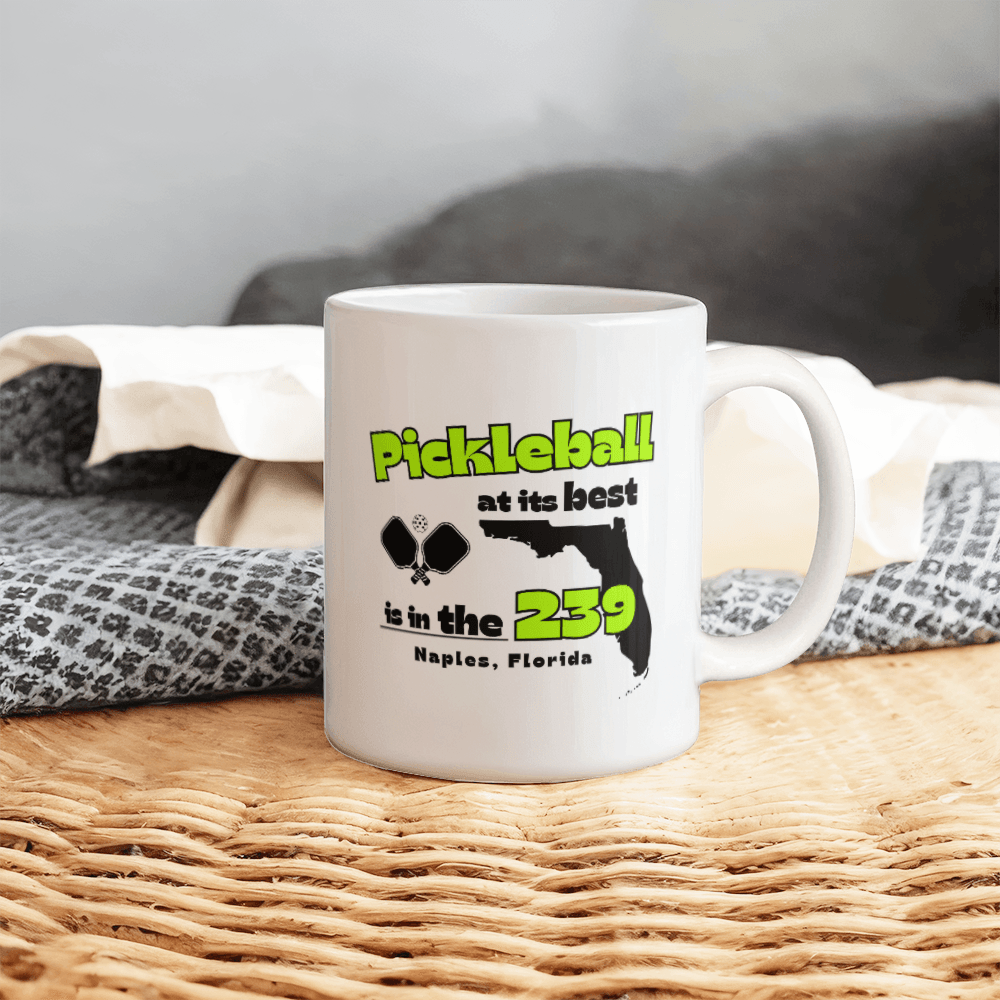 Customizable Pickleball Coffee Mug - Unique Gift for Pickleball Players - Personalized Sports Mug for Pickleball Enthusiasts