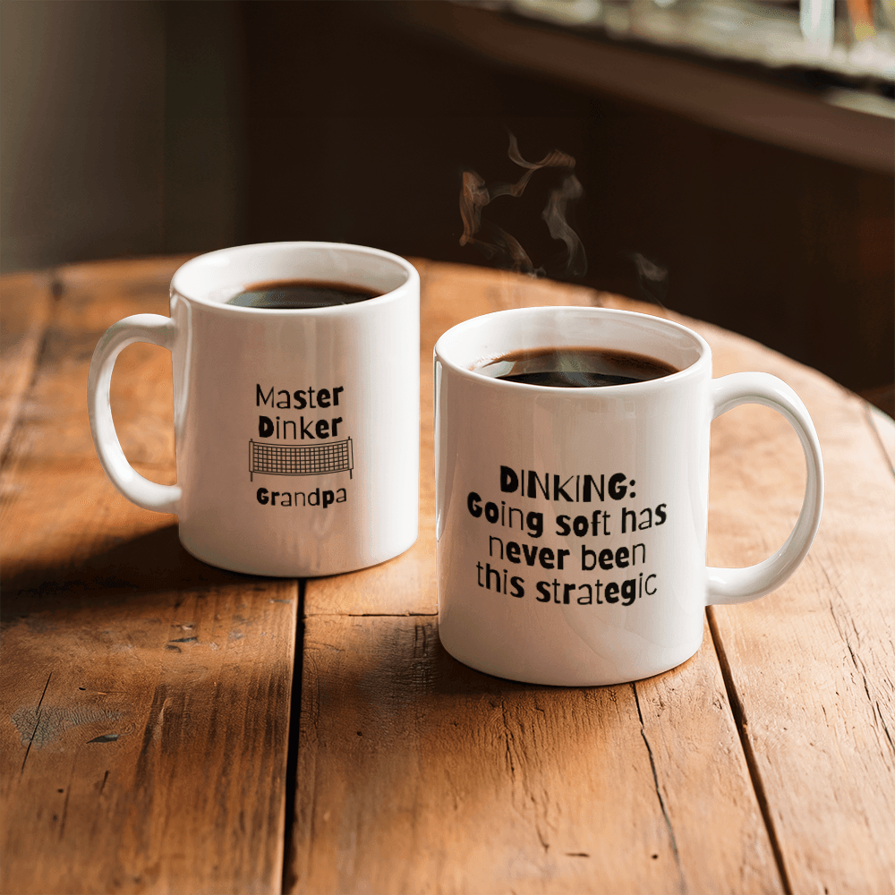 Personalized Custom Pickleball Mug - Master Dinker Gift for Pickleball Lovers, Funny Dinking Mug, Pickleball Christmas Gift Idea