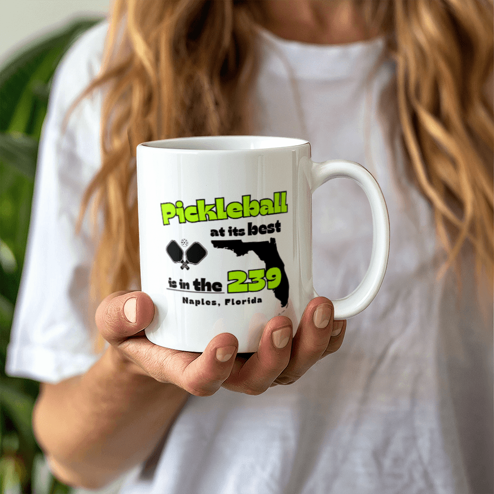 Customizable Pickleball Coffee Mug - Unique Gift for Pickleball Players - Personalized Sports Mug for Pickleball Enthusiasts