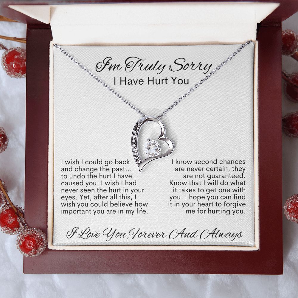 I'm Truly Sorry I Have Hurt You | Forever Love Necklace