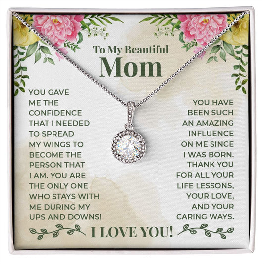 To My Beautiful Mom | Eternal Hope Necklace