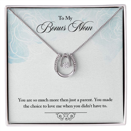 To My Bonus Mom | Destiny Lucky Pendant Necklace