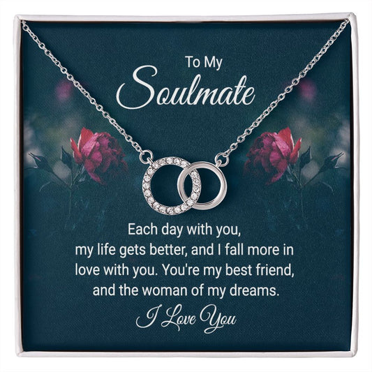 To My Soulmate | Perfect Pair Necklace