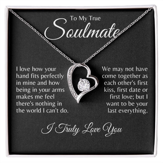 To My True Soulmate - I Truly Love You | Forever Love Necklace