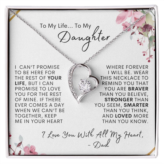 To My Life... To My Daughter | Forever Love Necklace
