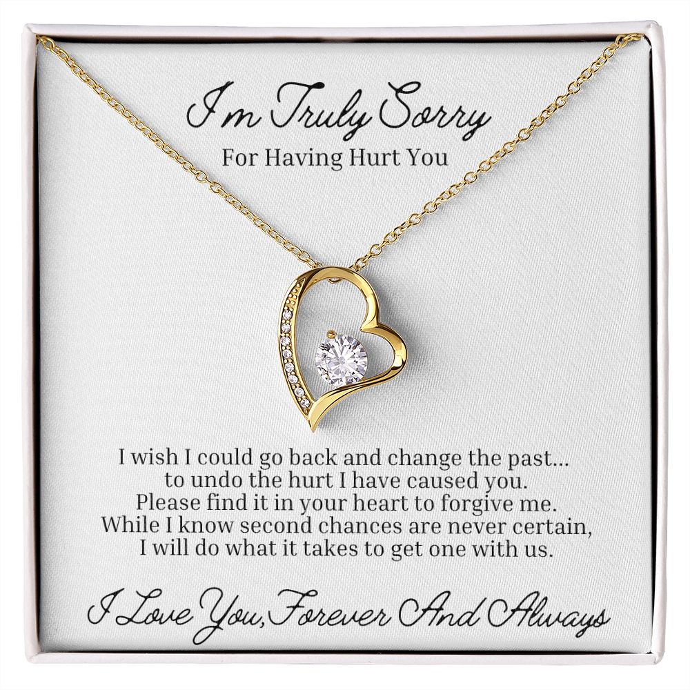 I'm Truly Sorry For Having Hurt You | Forever Love Necklace