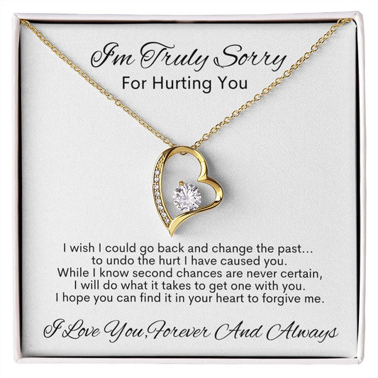 I'm Truly Sorry For Hurting You | Forever Love Necklace