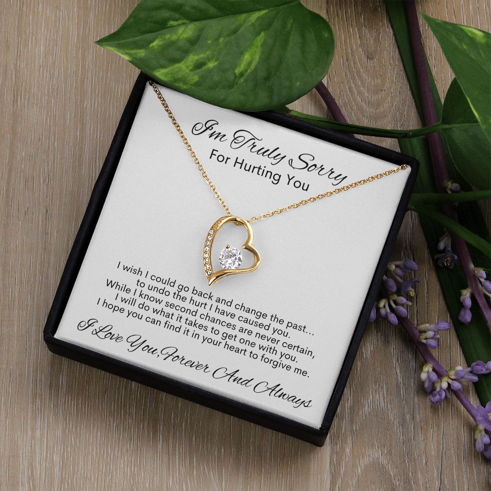 I'm Truly Sorry For Hurting You | Forever Love Necklace