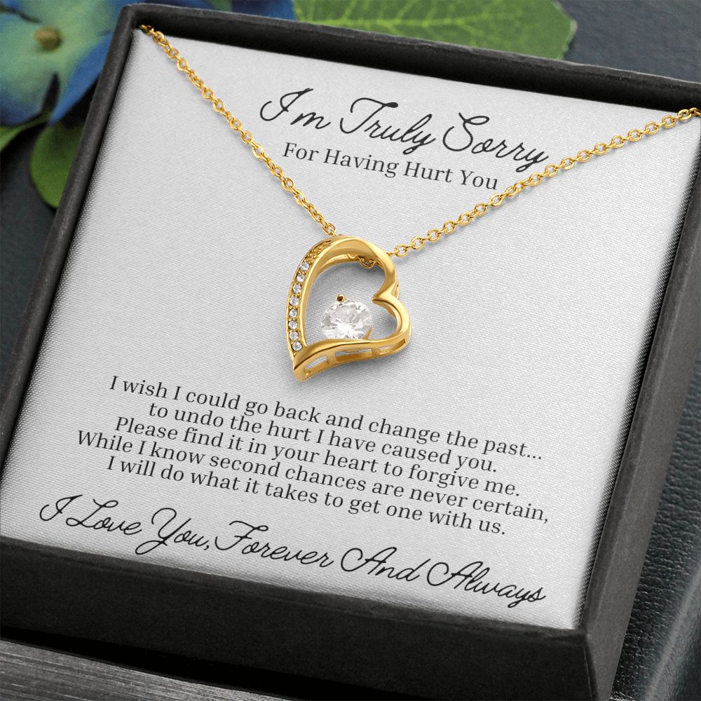 I'm Truly Sorry For Having Hurt You | Forever Love Necklace